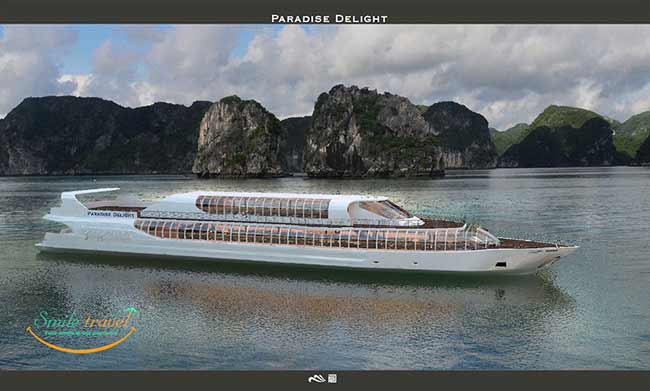 Siêu phẩm du thuyền Paradise Delight Vietnam chuẩn bị trình diện Vịnh Hạ Long